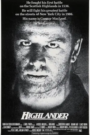 Poster to the movie "Highlander" #638896