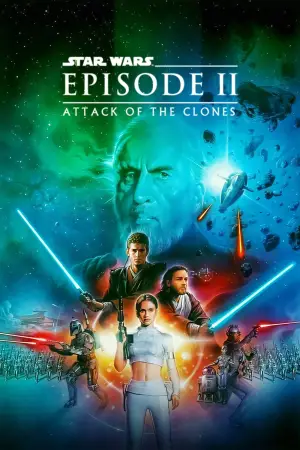 Poster to the movie "Star Wars: Episode II - Attack of the Clones" #617087