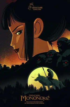 Poster to the movie "Princess Mononoke" #517691
