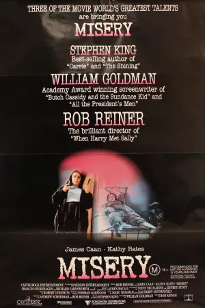 Poster to the movie "Misery" #633088