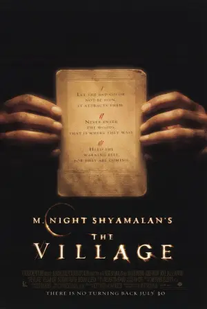 Poster to the movie "The Village" #805730