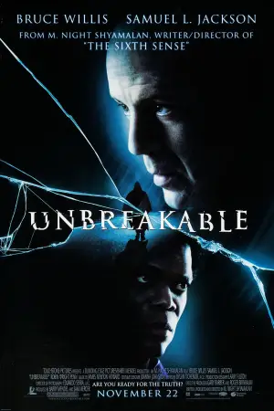 Poster to the movie "Unbreakable" #695358