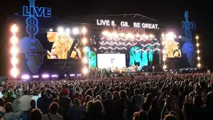 Backdrop to the movie "Live 8" #727565