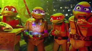 Backdrop to the movie "Teenage Mutant Ninja Turtles: Mutant Mayhem" #622586