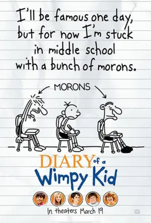Poster to the movie "Diary of a Wimpy Kid" #296177