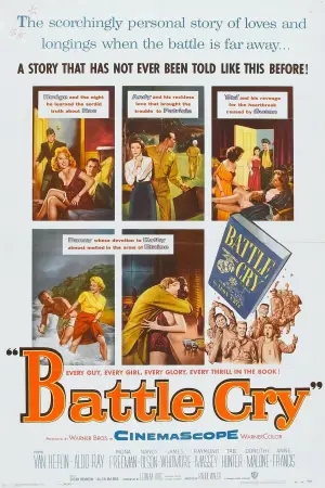 Poster to the movie "Battle Cry" #732372