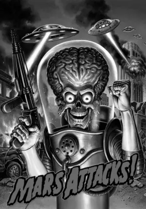 Poster to the movie "Mars Attacks!" #650626