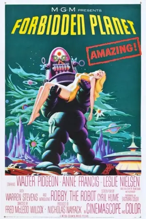 Poster to the movie "Forbidden Planet" #228879