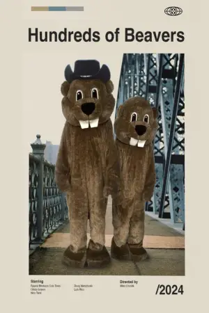 Poster to the movie "Hundreds of Beavers" #756297