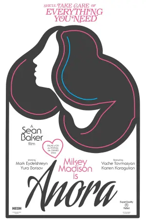 Poster to the movie "Anora" #547821