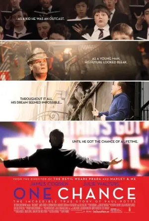Poster to the movie "One Chance" #711249