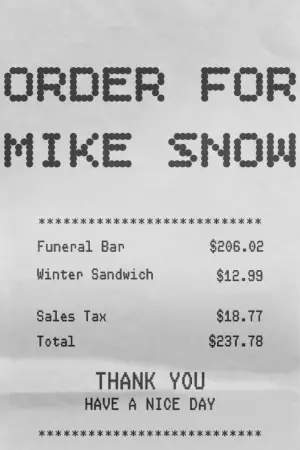 Movie poster "Order for Mike Snow"