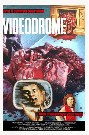 Poster to the movie "Videodrome" #694394