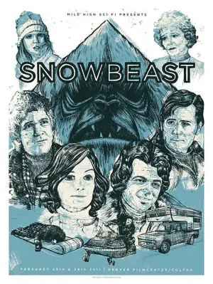 Poster to the movie "Snowbeast" #919702