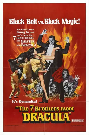 Poster to the movie "The Legend of the 7 Golden Vampires" #157259