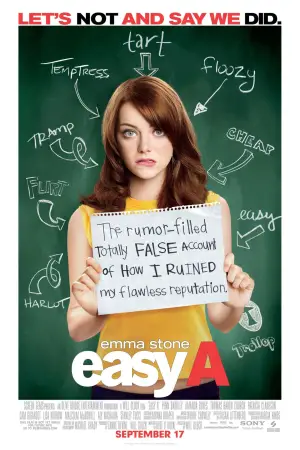 Poster to the movie "Easy A" #692267