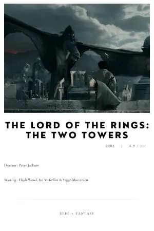 Poster to the movie "The Lord of the Rings: The Two Towers" #16898