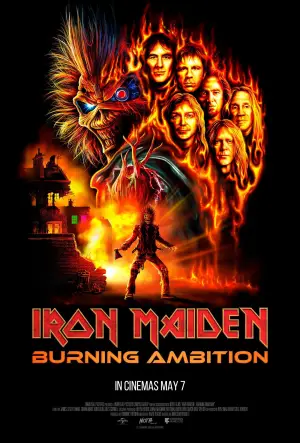 Poster to the movie "Iron Maiden: Burning Ambition" #780484