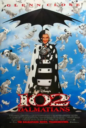 Poster to the movie "102 Dalmatians" #101985