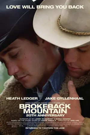 Poster to the movie "Brokeback Mountain" #520972