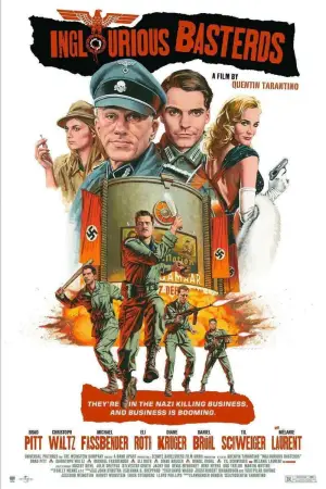 Poster to the movie "Inglourious Basterds" #749981