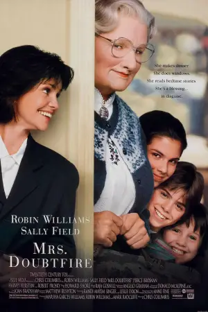 Poster to the movie "Mrs. Doubtfire" #583810