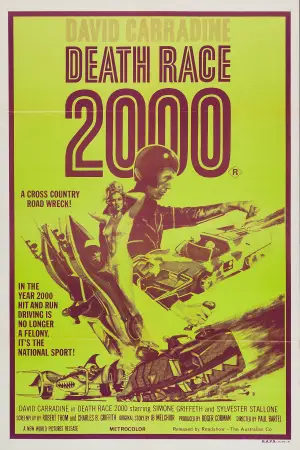 Poster to the movie "Death Race 2000" #921806