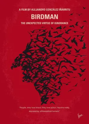 Poster to the movie "Birdman or (The Unexpected Virtue of Ignorance)" #802490