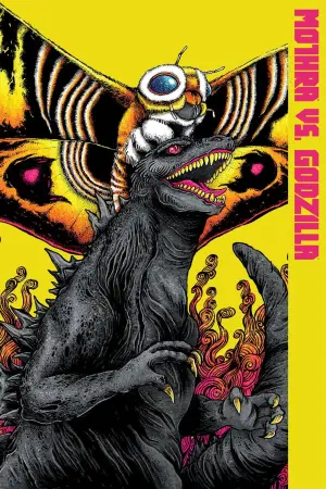 Poster to the movie "Mothra vs. Godzilla" #811397