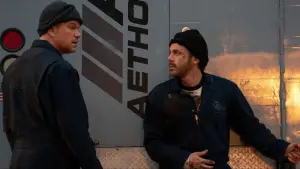 Backdrop to the movie "The Instigators" #616114