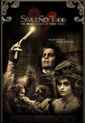 Poster to the movie "Sweeney Todd: The Demon Barber of Fleet Street" #660736