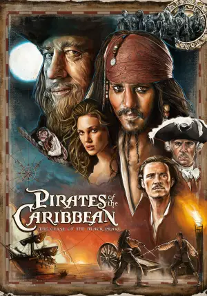 Poster to the movie "Pirates of the Caribbean: The Curse of the Black Pearl" #551146