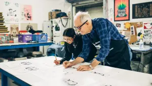 Backdrop to the movie "Art Happens Here with John Lithgow" #464360