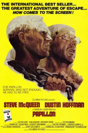 Poster to the movie "Papillon" #753230