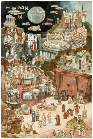 Poster to the movie "Star Wars" #546947