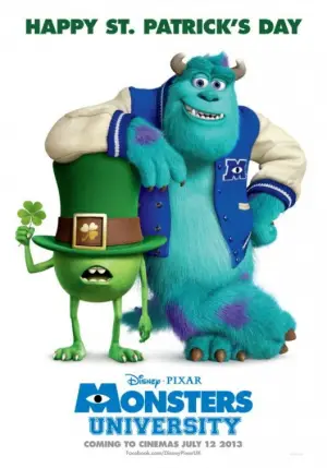 Poster to the movie "Monsters University" #788627