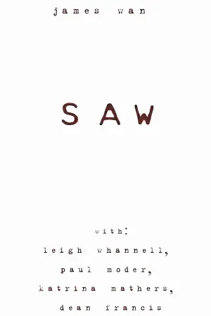 Poster to the movie "Saw" #59518