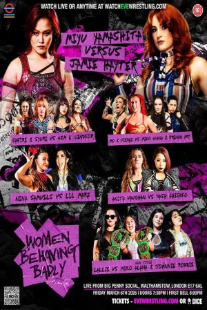 Movie poster "EVE 145: Women Behaving Badly"