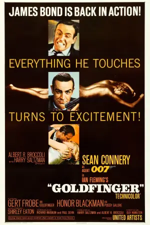 Poster to the movie "Goldfinger" #621058
