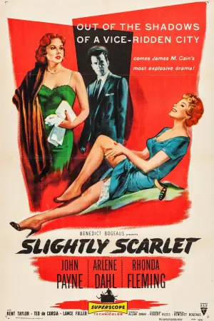 Poster to the movie "Slightly Scarlet" #707183