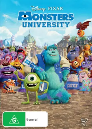 Poster to the movie "Monsters University" #652184