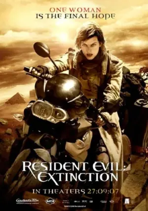 Poster to the movie "Resident Evil: Extinction" #292183