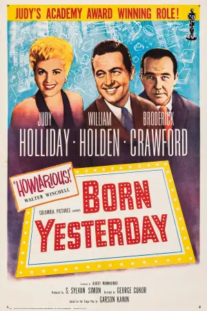 Poster to the movie "Born Yesterday" #648273