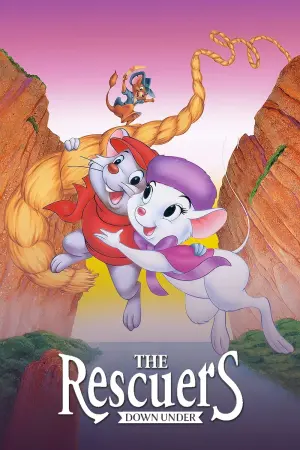Poster to the movie "The Rescuers Down Under" #274477