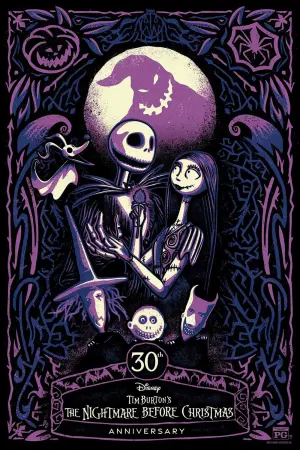 Poster to the movie "The Nightmare Before Christmas" #5823