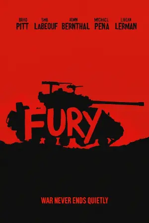 Poster to the movie "Fury" #560105