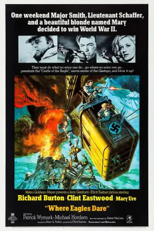 Poster to the movie "Where Eagles Dare" #717317
