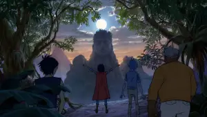 Backdrop to the movie "Gorillaz Present: The Mountain, The Moon Cave and The Sad God" #812374
