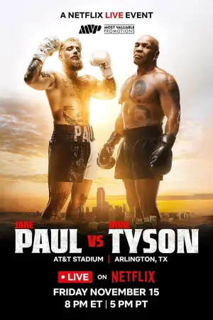 Poster to the movie "Jake Paul vs. Mike Tyson" #705927