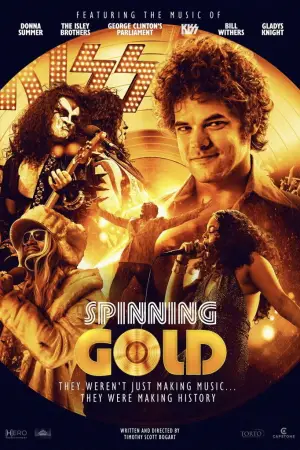Poster to the movie "Spinning Gold" #671609